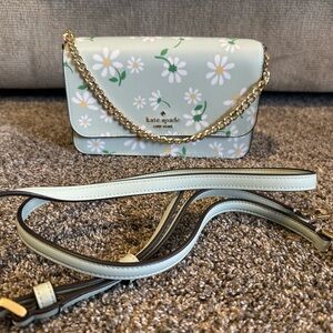 Kate Spade Mint Floral Crossbody Bag
